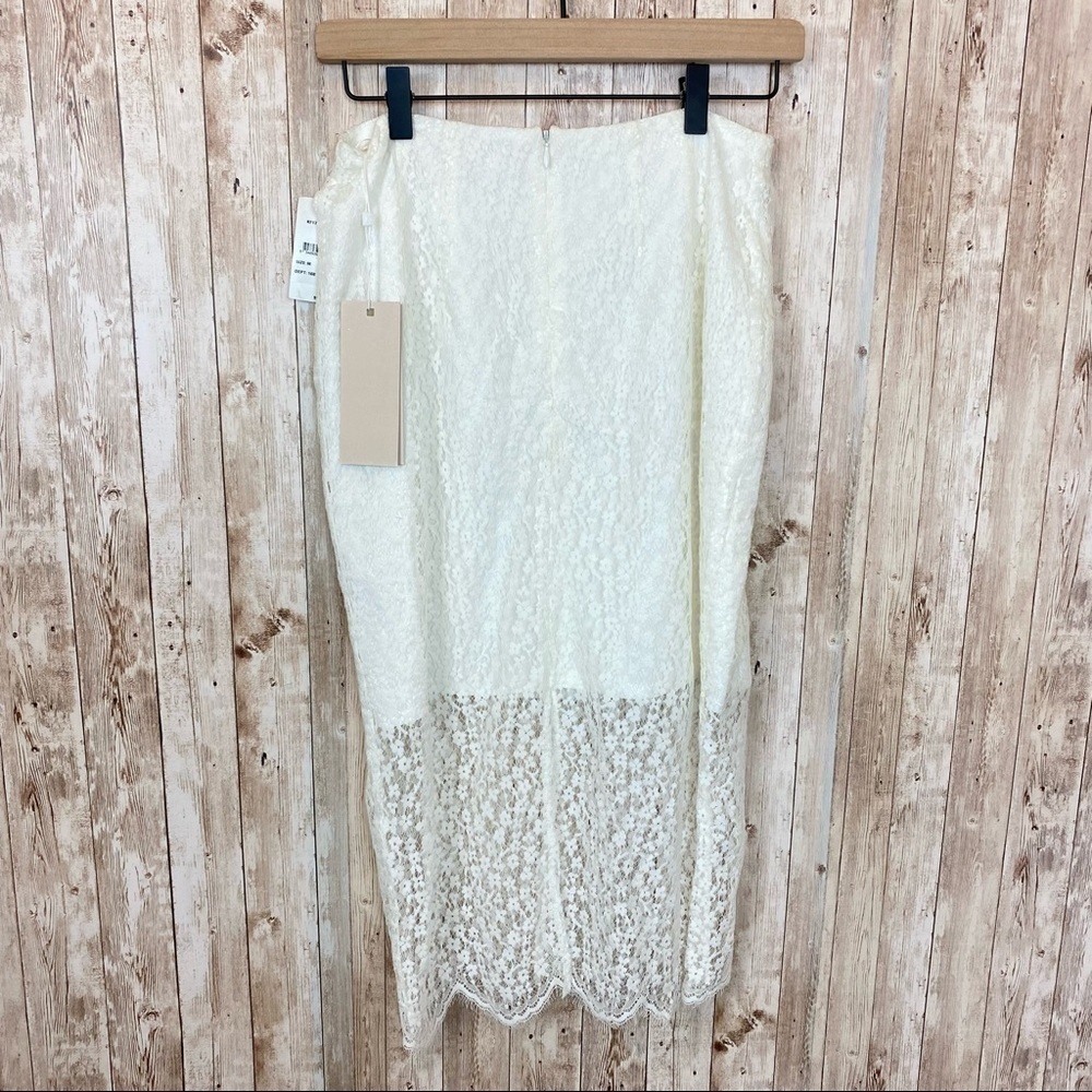 Keepsake the Label Wanderer Ivory Lace Midi Skirt - Picture 5 of 11